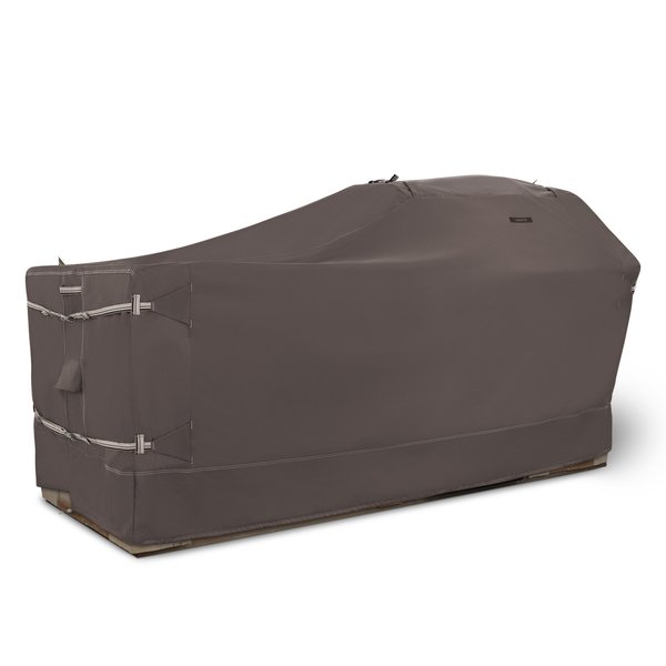 Classic Accessories Ravenna BBQ Grill Cover for Island with Left/Right Grill Head, 98 in.W 56-485-055101-EC